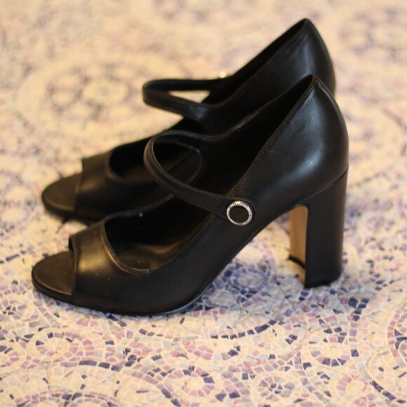 Karl Lagerfeld Shoes - Karl Lagerfeld Edna Leather Mary Janes